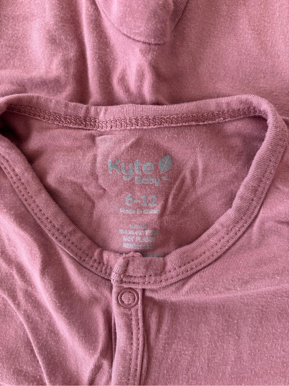 Kyte Baby Dusty Rose Snap Romper